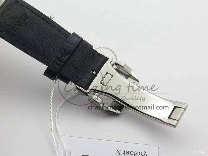 MIROTIME 0208 MoistureWicking Portuguese IW371491 ZF 1:1 Best Edition SS Blue Dial On Leather Strap A79350 (Slim Movement) V 7221